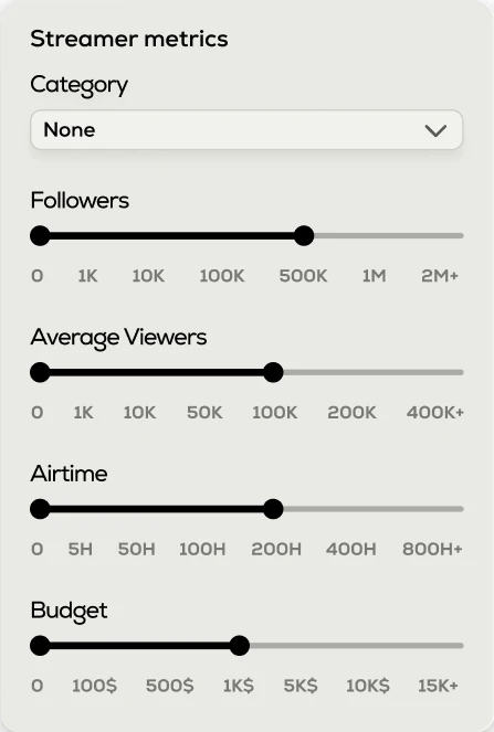 Streamer Metrics demo